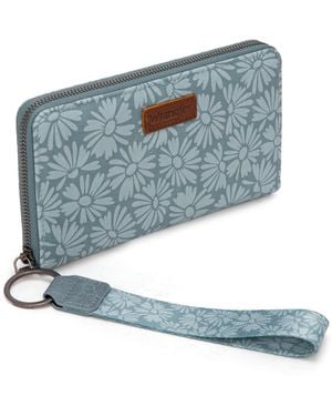Wrangler Portafoglio da donna con laccetto da polso - Blu