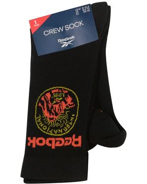 Reebok Cl Outdoor Sock Calzini Crew - Blu