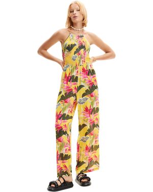 Desigual Combinaison de Bain Tropical Maillot pièce - Métallisé