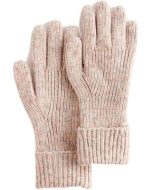 Ted Baker Lidiie-knitted Ribbed Gloves - Pink