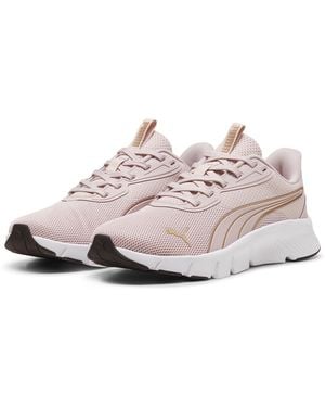 PUMA S Flexfocus Lite Modern Runners Shoes Pink/gold 5.5