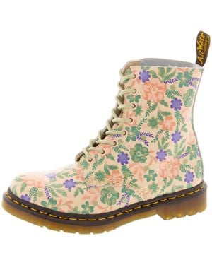 Dr. Martens 1460 Vonda Floral Fashion Boots - Natural