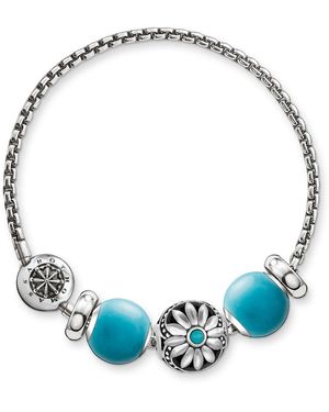 Thomas Sabo Schmuck-Sets Türkis SET0363-495-17-L18 - Blau