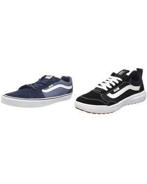 Vans Sneaker Suede Canvas Black White 43 EU + Sneaker Suede Canvas Dress Blues Vintage Indigo 43 EU