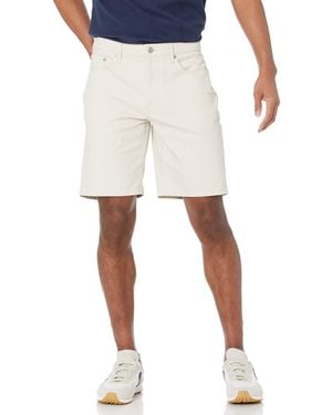 Amazon Essentials 5-Pocket-Stretch-Shorts mit geradem Schnitt - Weiß