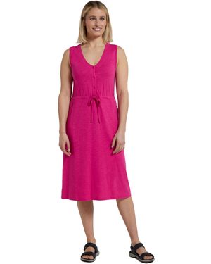 Mountain Warehouse Bahamas S Sleeveless Dress -lightweight Ladies Dress - Pink