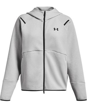 Under Armour Giacca da donna in pile con cerniera intera - Grigio