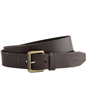 Superdry S Badgeman Leather Belt - Brown