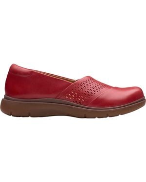 Clarks S Certina Edge Shoes - Red