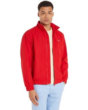 Tommy Hilfiger Giacca Uomo Giacca da Mezza Stagione - Rosso