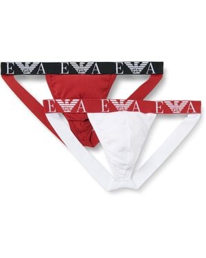 Emporio Armani 2-Pack Thong Tangahöschen - Rot