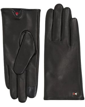 Tommy Hilfiger Leather Gloves Ref 61562 Bds Black