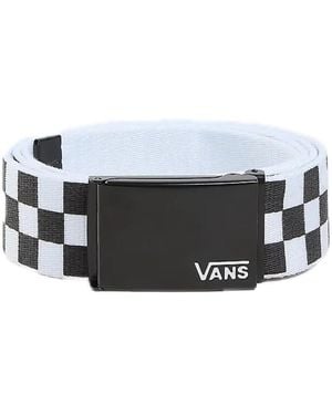 Vans Cintura unisex originale classic Taglia unica regolabile a scorrimento - 125 cm (nero bianco checker)