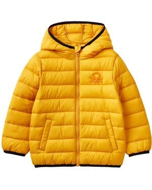 Benetton Giubbotto 2twdgn016 - Giallo