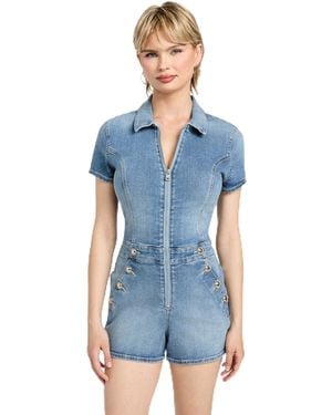 Guess S Eco Janae Romper - Blue