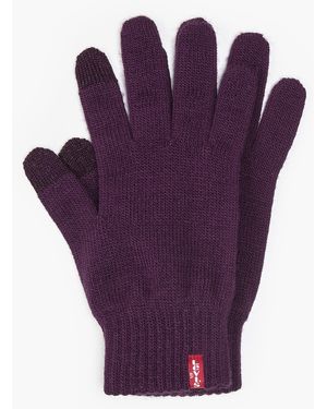 Levi's Footwear En Accessoires Ben Touch Screen Gloves - Paars
