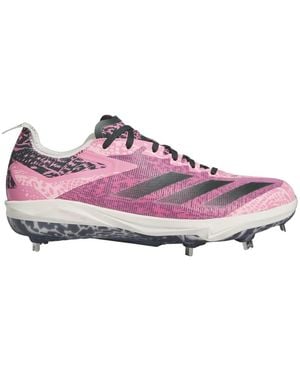 adidas Mens Adizero Electric Plus Somos Baseball Baseball Trainers Shoes - Pink, Pink, 13.5 Uk - Purple