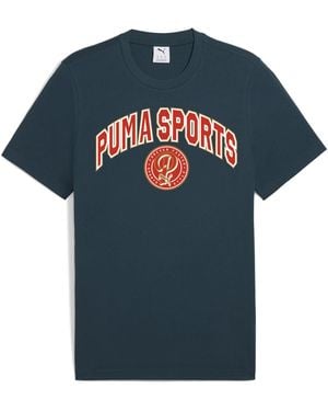 PUMA Wardrobe Essentials Sports Legacy T-shirt - Blue