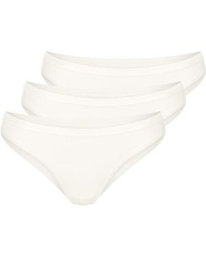 Sloggi GO Daily Cotton Mini 3P Silk White - Weiß