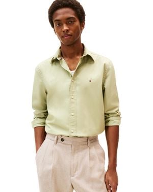 Tommy Hilfiger Long Sleeve Poplin Regular Fit - Green