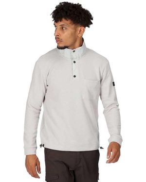 Regatta S Galino Button Detail Sweatshirt - White