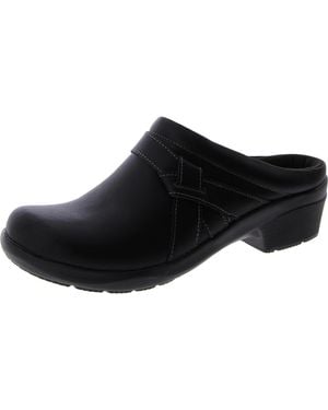 Clarks Angie Mist Black Leather 10 B