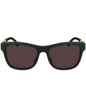 Lacoste Gafas de Sol L6043S 301 MATTE GREEN/GREY 56/18/145 Hombre - Negro