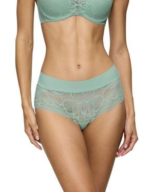 Triumph Body Make-up Illusion Lace Shorty - Azul