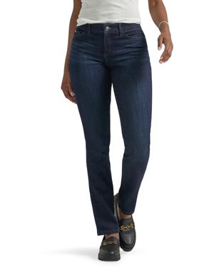 Lee Jeans Petite Ultra Lux Comfort With Flex Motion Straight Leg Jean Niagara 2 Petite - Blue