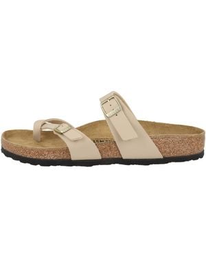 Birkenstock Mayari Double Strap Adjustable Flip Flop Sandal - Natural