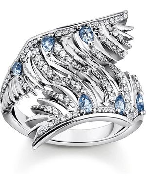 Thomas Sabo Ring 925er Silber Zirkonia 52 Silber 32022526 - Mettallic