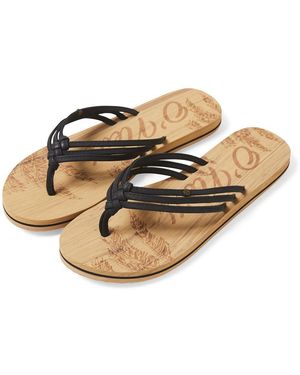 O'neill Sportswear O ́neill Ditsy Black Out Sandals - Metallic