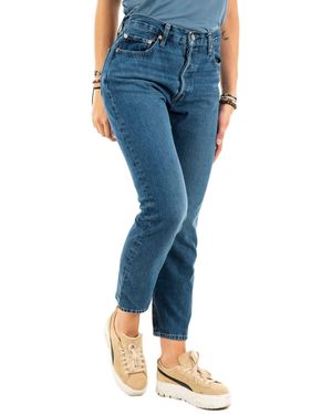 Levi's 501 Crop Vaqueros - Azul