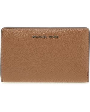Michael Kors MD SNAP ZA Wallet Hand Bag - Braun