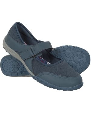 Mountain Warehouse Breathable Trainers With Mesh Lining & Eva Footbed - Blue
