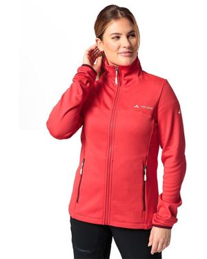 Vaude Wo Valsorda Fleecejacke - Rot
