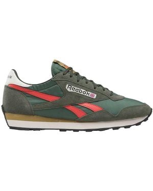 Reebok Classics Aztec Ii Trainers Uk 8 Green - Grey