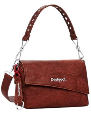 Desigual , Tas_dejavu Phuket Mini Voor , Bruin - Rood