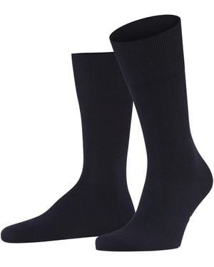 FALKE Airport M So lana cotone tinta unita 1 paio - Blu