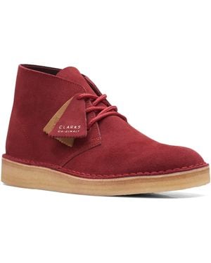 Clarks Bushacre 3 Chukka Boot - Red