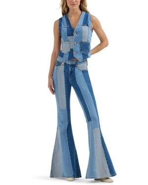 Wrangler X Lainey Wilson Patchwork Jean - Blue