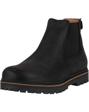 Birkenstock Stalon Nubuck Leather Boot - Schwarz