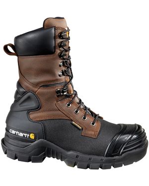 Carhartt 10" Waterproof Insulated Pac Boot Composite Toe Black 14 Ee