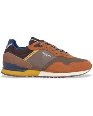 Pepe Jeans London Brick Trainers Eu 43 Brown