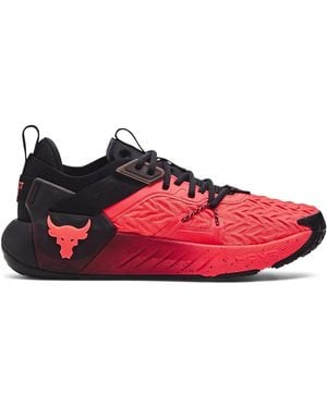 Under Armour Ua Project Rock 6 Training Shoes S Orange 11 Uk - Red