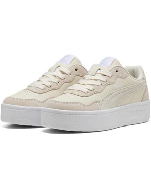 PUMA Court Lally Skye Suede Trainers - White