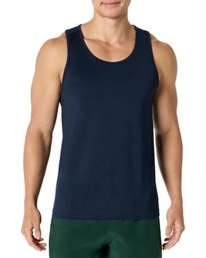 Amazon Essentials Tanktop-T-Shirt Tech-Stretch - Blau