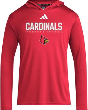 adidas Ncaa 25/26 Designed For Training Team Lightweight Hoodie - Red