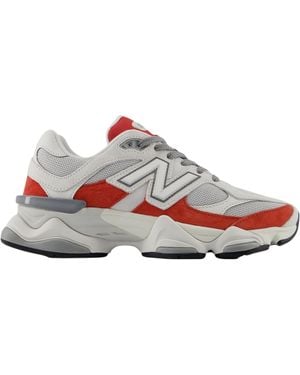 New Balance 9060 - Men's (dark Mushroom/black/grey), Red White Reflection, 9 Uk