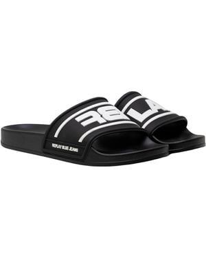 Replay Up Write Slipper - Black